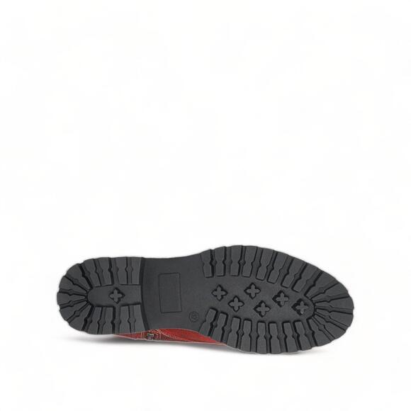 NEW TAOS women's main street ankle boots in garnet rugged - Picture 4 of 4